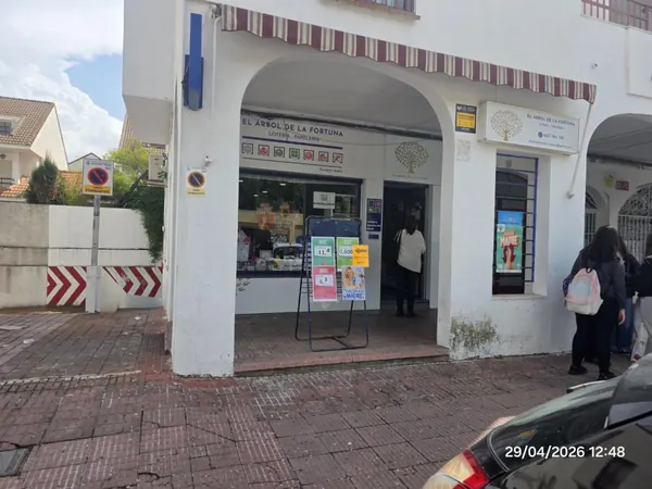 Imagen del punto de venta de Lotería