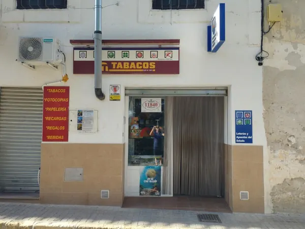 Imagen del punto de venta de Lotería