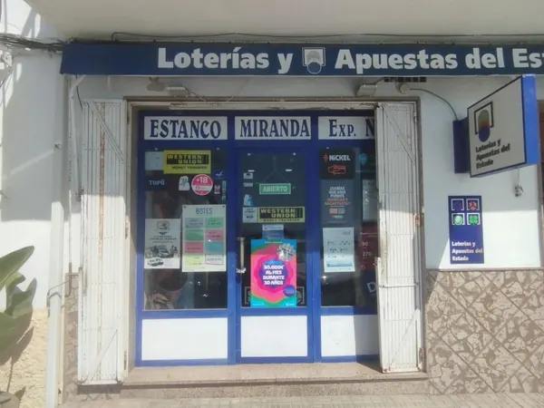 Imagen del punto de venta de Lotería