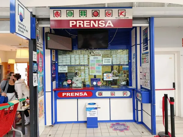 Imagen del punto de venta de Lotería