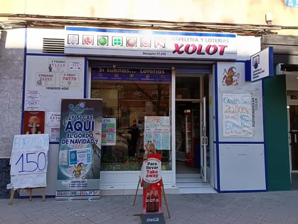 Imagen del punto de venta de Lotería