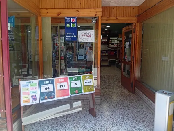 Imagen del punto de venta de Lotería