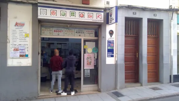 Imagen del punto de venta de Lotería