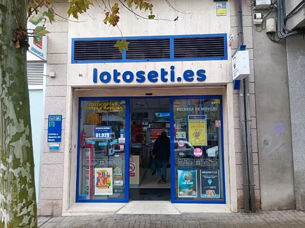 Imagen del punto de venta de Lotería