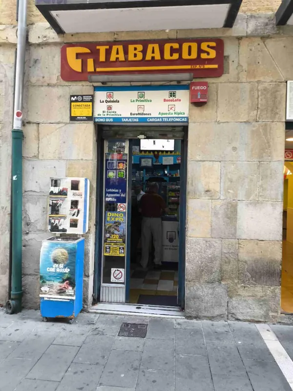 Imagen del punto de venta de Lotería