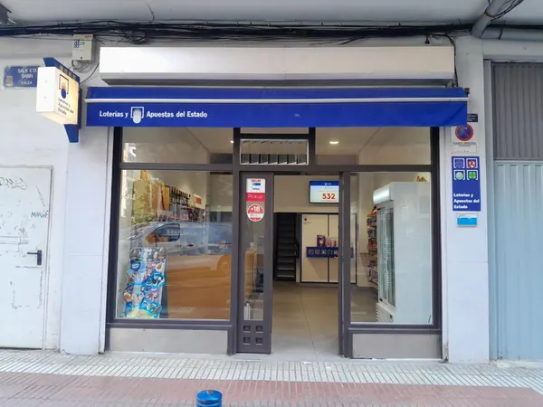 Imagen del punto de venta de Lotería