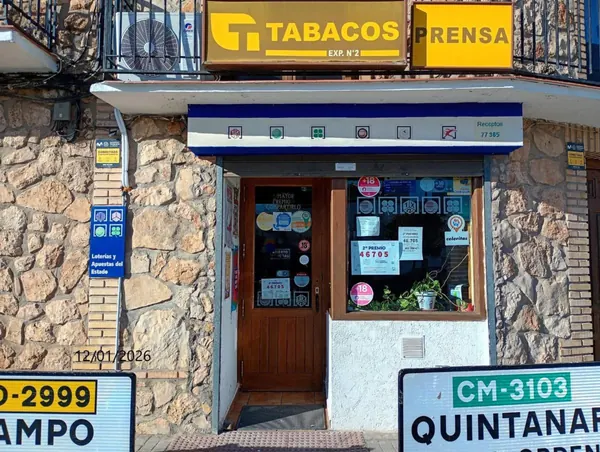 Imagen del punto de venta de Lotería