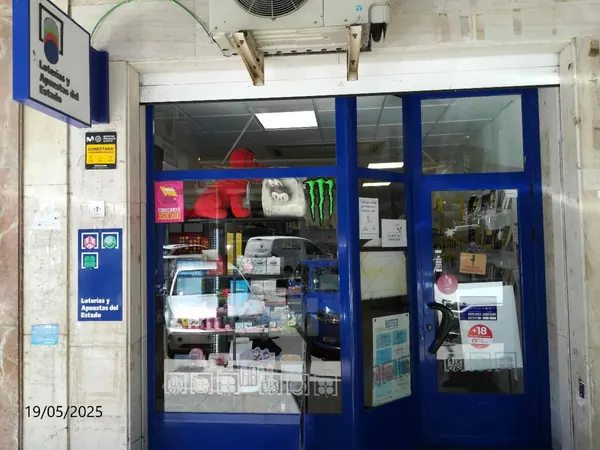 Imagen del punto de venta de Lotería