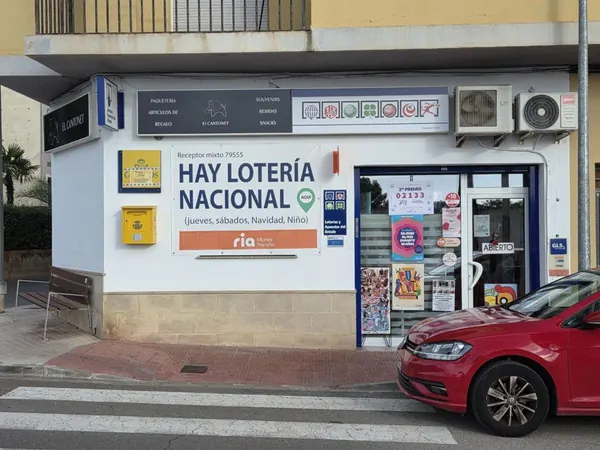 Imagen del punto de venta de Lotería