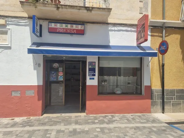 Imagen del punto de venta de Lotería
