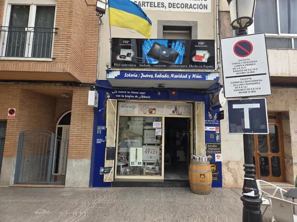Imagen del punto de venta de Lotería
