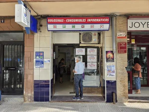 Imagen del punto de venta de Lotería