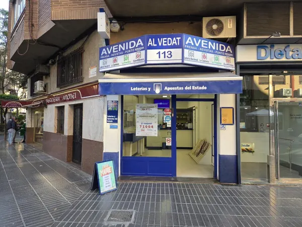 Imagen del punto de venta de Lotería
