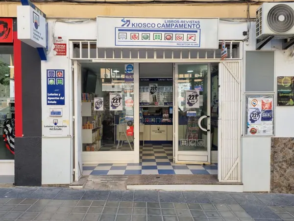 Imagen del punto de venta de Lotería