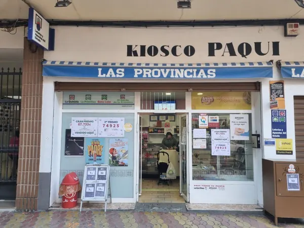 Imagen del punto de venta de Lotería