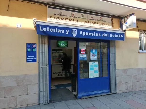 Imagen del punto de venta de Lotería