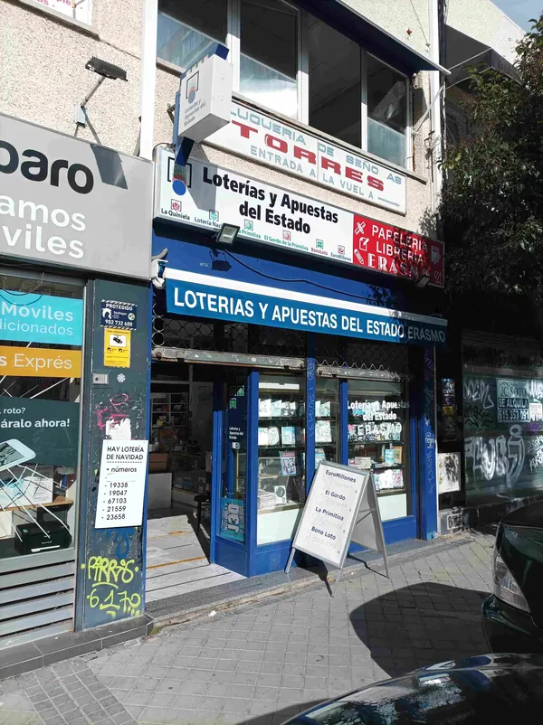 Imagen del punto de venta de Lotería
